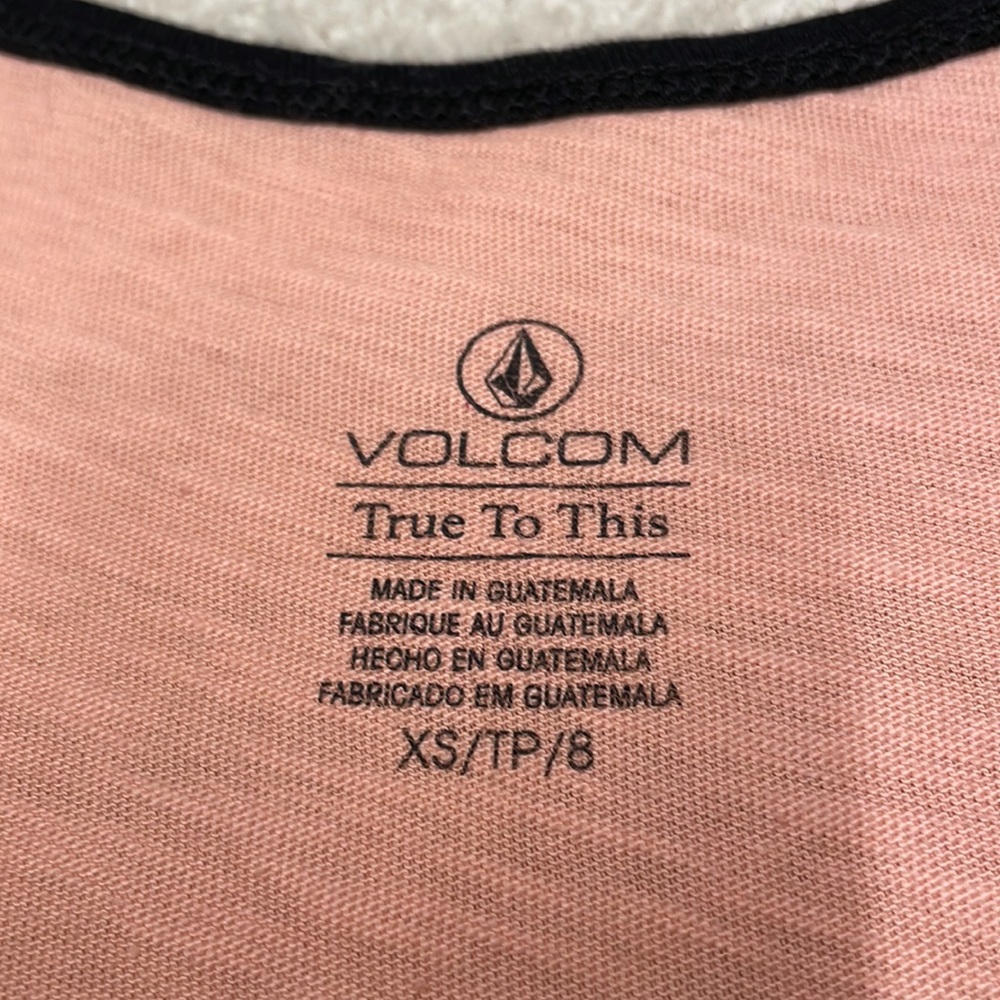 WORN ONCE VOLCOM ROSE TANK - Picture 4 of 4